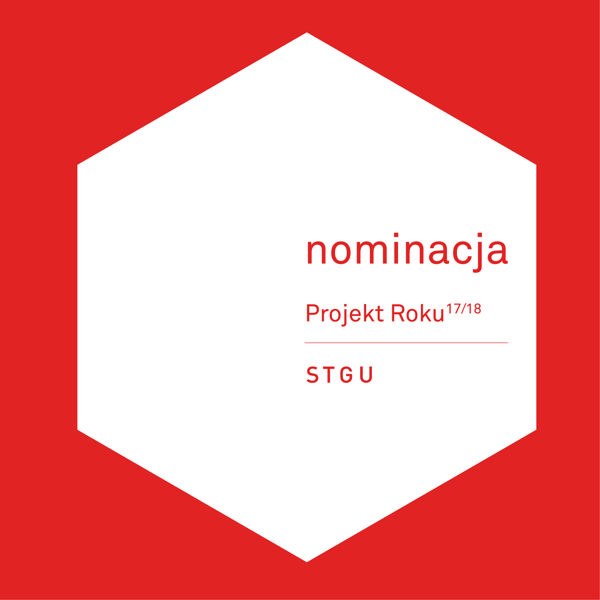 We have been nominated for the 2017/2018 Project of the Year award