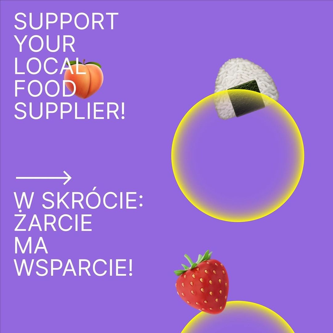 Support your local food supplier!