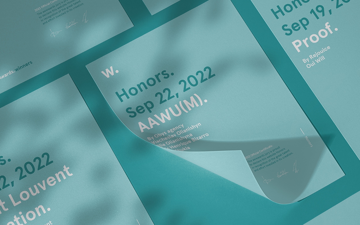 Our new website was awarded by awwwards!