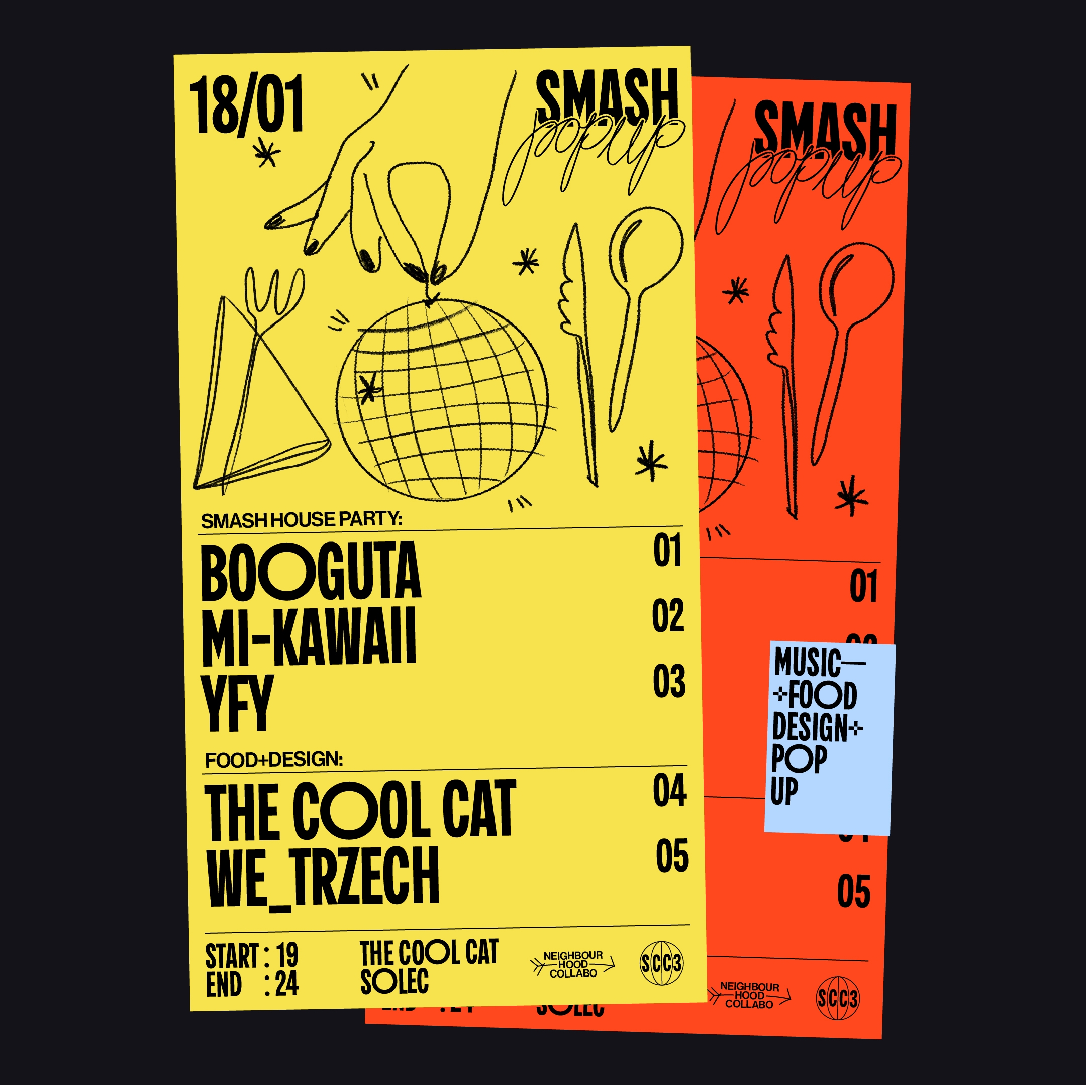 Together with Smash World Music and The Cool Cat, we organised a popup!
